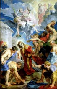 The Stoning of St. Stephen from the Triptych of St. Stephen Peter Paul Rubens, 1625 Musee des Beaux-Arts, Valenciennes, France